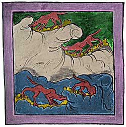 Gold-digging "ant-lions"